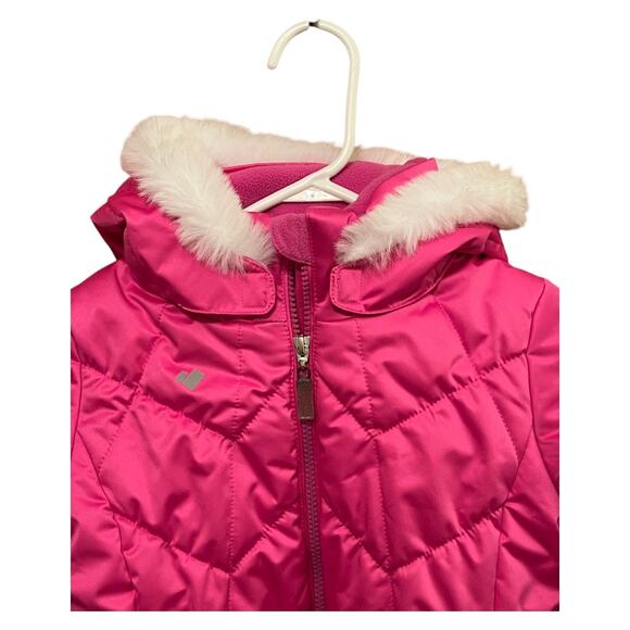 Obermeyer Roselet I-Grow Girls Snow Jacket Pink Size 4 - Picture 2 of 9